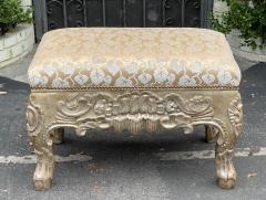 Charles Pollock 18th C Style Charles Pollock for William Switzer Giltwood Footstool Ottoman - 2483516