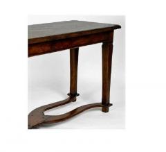 Charles Pollock 18th C Style Rustic Tuscan Italian Walnut 2 Drawer Console Sofa Table - 1932411