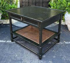 Charles Pollock 19th C Style Charles Pollock Black Gold Chinoiserie Side Table - 3069519