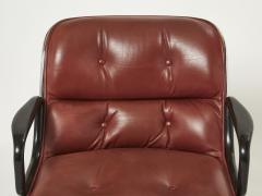 Charles Pollock Charles Pollock Executive Desk Chair for Knoll in brown Leather 1990 - 2726672