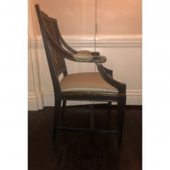 Charles Pollock Charles Pollock Gustavian Dining Arm Chairs Set of 4 - 1767767
