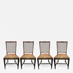 Charles Pollock Charles Pollock Gustavian Dining Chairs Set of 4 - 1768675