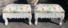 Charles Pollock Charles Pollock Hollywood Regency Ottoman Footstool Benches W Brunschwig Fils - 1610114