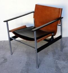 Charles Pollock Charles Pollock for Knoll Pair of 657 Sling lounge chairs - 917387