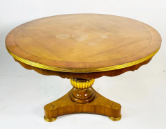 Charles Pollock Charles Pollock for William Switzer Giltwood Center Dining Table - 2727886