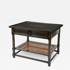 Charles Pollock Charles Pollock for William Switzer Large Ebonized French Side Table - 4177057