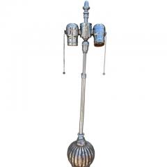Charles Pollock Charles Pollock for William Switzer White Gold Art Deco Giltwood Floor Lamp - 4175440