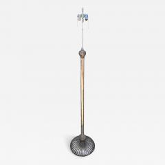 Charles Pollock Charles Pollock for William Switzer White Gold Art Deco Giltwood Floor Lamp - 4177064