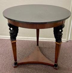 Charles Pollock Directoire Style Charles Pollock for William Switzer Marble Top Table - 2473936