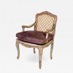 Charles Pollock Provincial Petit Fauteuil Arm Chair by Charles Pollock for William Switzer - 1683397