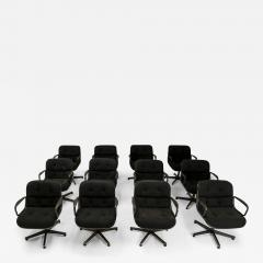 Charles Pollock Set of 12 Executive Pollock Chairs by Charles Pollock for Knoll USA 1963 - 2980160