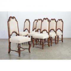 Charles Pollock Set of 8 Charles Pollock for William Switzer Flemish Dining Chairs - 3536772