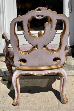 Charles Pollock Venetian Purple Palazzo Arm Chair by Charles Pollock for William Switzer - 1912421