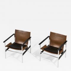Charles Pollock for Knoll 657 Leather Sling Chair 1970 - 2420509