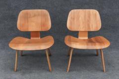 Charles Ray Eames 1940s Pair of Early Charles Eames for Herman Miller Lcw Lounge Chairs in Birch - 3605375