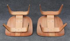 Charles Ray Eames 1940s Pair of Early Charles Eames for Herman Miller Lcw Lounge Chairs in Birch - 3605418