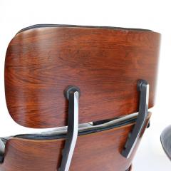 Charles Ray Eames 1st Generation Circa 1957 Eames Lounge Chair Ottoman in Brazilian Rosewood - 3158002
