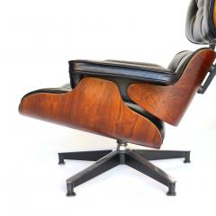 Charles Ray Eames 1st Generation Circa 1957 Eames Lounge Chair Ottoman in Brazilian Rosewood - 3158003
