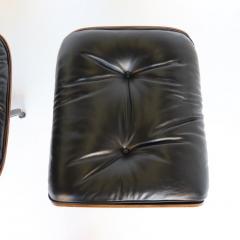 Charles Ray Eames 1st Generation Circa 1957 Eames Lounge Chair Ottoman in Brazilian Rosewood - 3158008