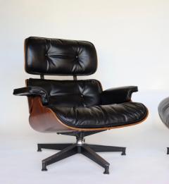 Charles Ray Eames 1st Generation Circa 1957 Eames Lounge Chair Ottoman in Brazilian Rosewood - 3158010