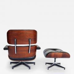 Charles Ray Eames 1st Generation Circa 1957 Eames Lounge Chair Ottoman in Brazilian Rosewood - 3161004