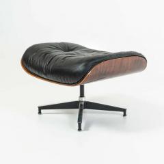 Charles Ray Eames 3rd Gen Eames Lounge Chair 670 671 in Original Black Leather - 3261568