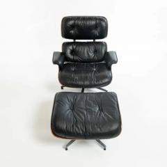 Charles Ray Eames 3rd Gen Eames Lounge Chair 670 671 in Original Black Leather - 3261594