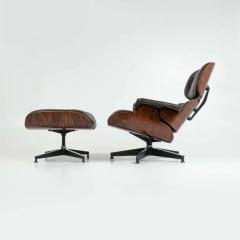 Charles Ray Eames 3rd Gen Eames Lounge Chair 670 671 in Original Chocolate Leather - 3261616