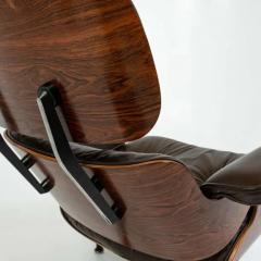Charles Ray Eames 3rd Gen Eames Lounge Chair 670 671 in Original Chocolate Leather - 3261624
