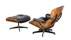 Charles Ray Eames 3rd Generation Eames Lounge Chair Ottoman in Brazilian Rosewood - 4522506