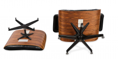 Charles Ray Eames 3rd Generation Eames Lounge Chair Ottoman in Brazilian Rosewood - 4522507