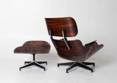 Charles Ray Eames 3rd Generation Eames Lounge Chair and Ottoman in Brazilian Rosewood - 4488533