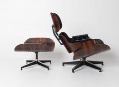 Charles Ray Eames 3rd Generation Eames Lounge Chair and Ottoman in Brazilian Rosewood - 4488535
