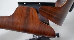 Charles Ray Eames 3rd Generation Eames Lounge Chair and Ottoman in Brazilian Rosewood - 4541364