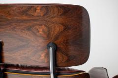 Charles Ray Eames 3rd Generation Eames Lounge Chair in Brazilian Rosewood and Oxblood Leather - 4577298