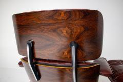 Charles Ray Eames 3rd Generation Eames Lounge Chair in Brazilian Rosewood and Oxblood Leather - 4577306
