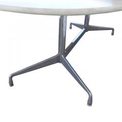 Charles Ray Eames 8FT Eames for Herman Miller Executive Series Marble Top Chrome Base Table - 2249696