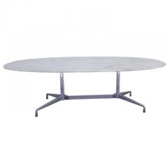 Charles Ray Eames 8FT Eames for Herman Miller Executive Series Marble Top Chrome Base Table - 2735172