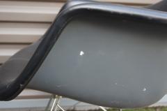 Charles Ray Eames Black Leather Rocker by Charles and Ray Eames for Herman Miller - 2404171