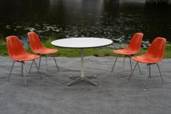 Charles Ray Eames Charles Ray Eames for Herman Miller Dining Set with 4 DSX and 48 Dining Table - 4292972