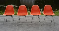 Charles Ray Eames Charles Ray Eames for Herman Miller Dining Set with 4 DSX and 48 Dining Table - 4292977