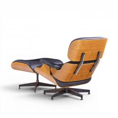 Charles Ray Eames Charles Ray Eames for Herman Miller Walnut Lounge Chairs Pair with Ottoman - 4576067