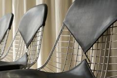 Charles Ray Eames Charles and Ray Eames Set of 6 Bikini Wire Frame Chairs Vitra 1980s - 4396268