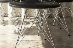 Charles Ray Eames Charles and Ray Eames Set of 6 Bikini Wire Frame Chairs Vitra 1980s - 4396281