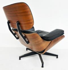 Charles Ray Eames Charles and Ray Eames Walnut Leather Lounge Chair Ottoman Herman Miller C2010 - 4330433