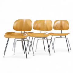 Charles Ray Eames Charles and Ray Eames for Herman Miller DCM White Ash Dining Chairs Set of 6 - 4381832