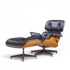 Charles Ray Eames Charles and Ray Eames for Herman Miller Eames Walnut Lounge Chair with Ottoman - 4576077