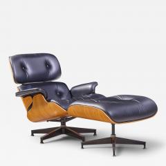 Charles Ray Eames Charles and Ray Eames for Herman Miller Eames Walnut Lounge Chair with Ottoman - 4576141