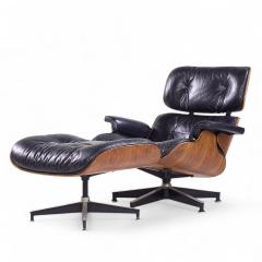 Charles Ray Eames Charles and Ray Eames for Herman Miller Rosewood Lounge Chair and Ottoman - 4307405
