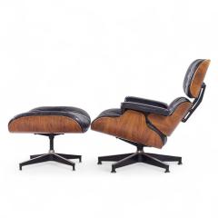 Charles Ray Eames Charles and Ray Eames for Herman Miller Rosewood Lounge Chair and Ottoman - 4307407